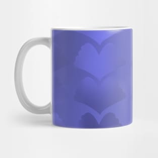 Jewel Ginkgo Single Hue Array Blue Violet Mug